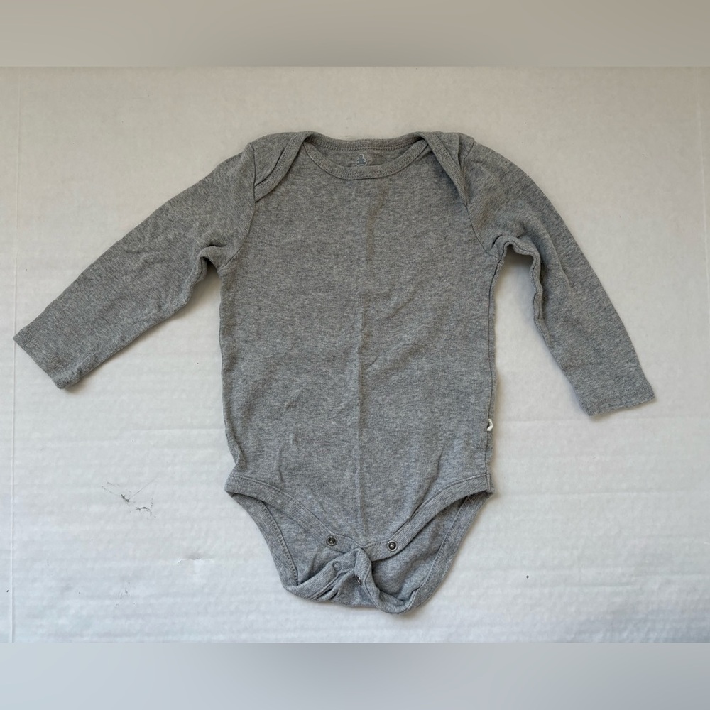 Baby Gap Bundle of 6 Long Sleeve Bodysuits Cotton Sz 12-18M Blue Gray Henley - Picture 2 of 9